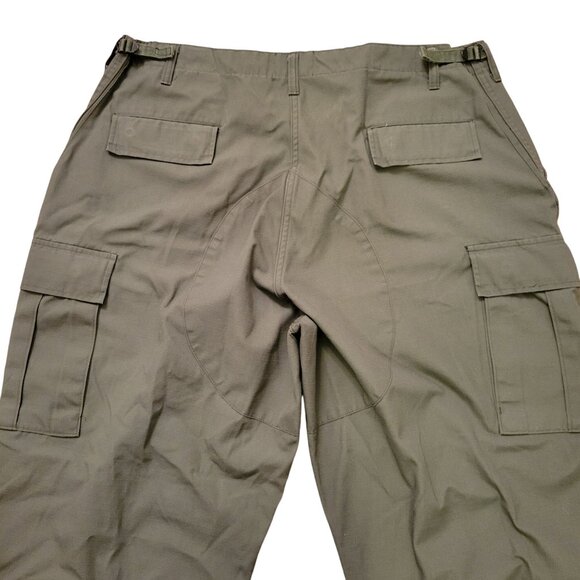 Tru Spec Professional Grade Cargo Pants 2XL Long Olive Green Durable Adjustable - Picture 6 of 9
